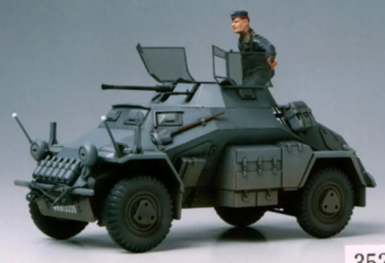 Tamiya 35270Dt. SdKfz. 222 Lt. Späh.-Pz PE(1), Plastikbausatz, 1:35