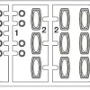 Tamiya 319007363EE-Teile Glasteile Lampenbügel für Scania 770S