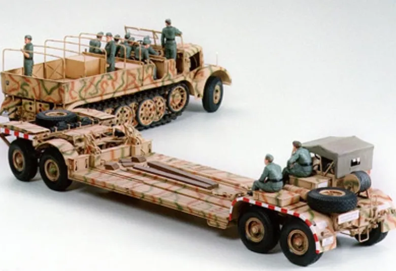 Tamiya 35246Famo mit Panzertieflader 1:35