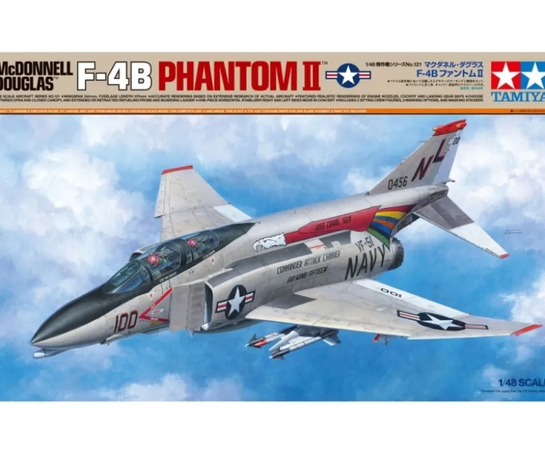 Tamiya 61121F-4B Phantom II McDonnell Douglas Plastikbausatz 1:48