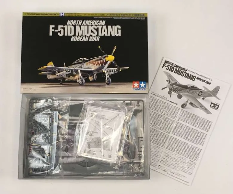 Tamiya 60754F-51D Mustang North American, Bausatz, 1:72