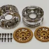 Tamiya 50548Felgen chrom/gold 26 mm 1/10 Porsche Taisan (2)