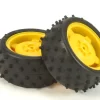 Tamiya 309400239Felgen & Reifen hinten - DT-02 DT-03 12mm Mitnehmer