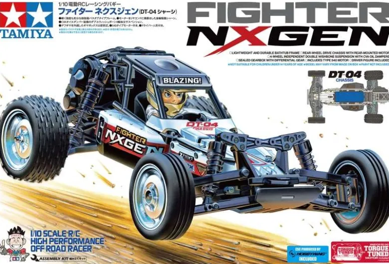 Tamiya 58741Fighter NXGEN DT-04 2WD Buggy Bausatz 1:10 mit Regler Neuheit 2025