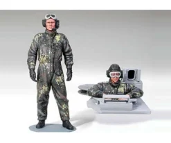 Tamiya 36309Figuren Bundeswehr Besatzung Leopard (2), Bausatz, 1:16