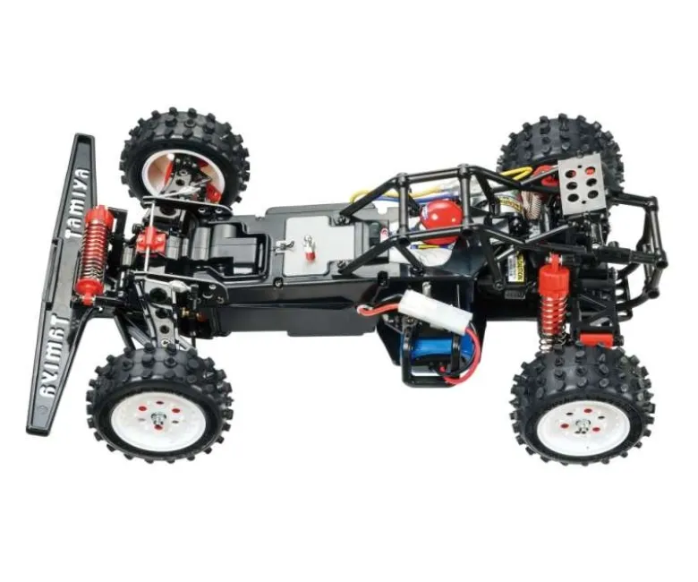 Tamiya 58737Hotshot II 2024 4WD Buggy 1:10 Bausatz, lackierte Karosserie