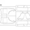 Tamiya 319115548K-Teile Seitenverkleidung Kabine Scania 770 S