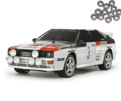 Tamiya 58667KUAudi Quattro A2 1/10 Onroad 4WD TT-02 Bausatz mit Kugellager