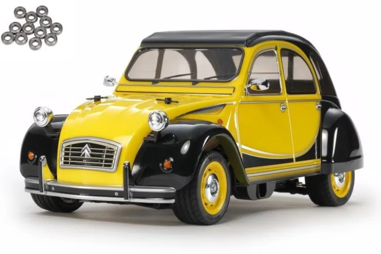 Tamiya 58655KUCitroen 2CV Charleston 1/10 Bausatz M-05 inkl. Kugellager