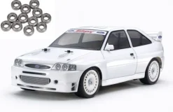 Tamiya 58691KUFord Escort Custom TT-02 4WD 1:10 Bausatz mit Kugellager