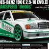Tamiya 58656KUMercedes Benz 190E debis Zakspeed 1/10 TT-01E + Kugellager