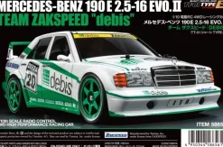 Tamiya 58656KUMercedes Benz 190E debis Zakspeed 1/10 TT-01E + Kugellager