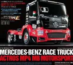 Tamiya 58683KUMercedes Race Truck MP4 4WD TT-01E 1:14 Bausatz + Lager