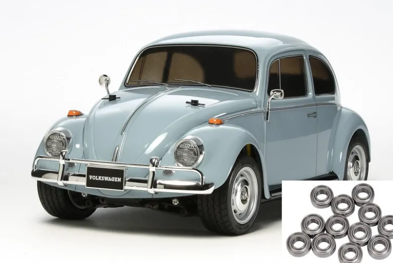 Tamiya 58572KUVolkswagen Beetle / Käfer M-06 + Kugellager-Set