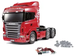 Tamiya 56323LEDKUScania R620 3-Achs 6x4 inkl. LED und Kugellager