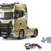 Tamiya 56379LEDKUScania 770 S 4x2 Truck Bausatz 1:14 + Kugellager & LED-Licht
