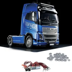 Tamiya 56375LEDKUVolvo FH16 XL 750 4x2 Globetrotter Truck 1:14 + Lager & LED