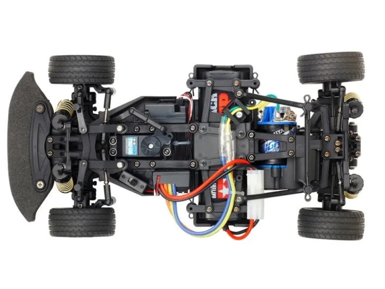 Tamiya 58669M-08 Concept Chassis Kit 1/10 2WD Heckantrieb, Bausatz Kugellager, CVA Dämpfer , drei Radstände, Tuningkardans