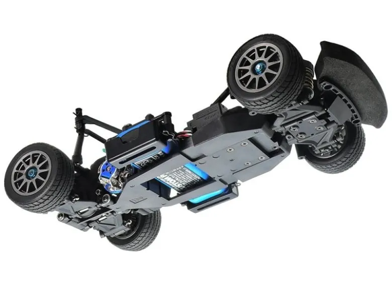 Tamiya 58669M-08 Concept Chassis Kit 1/10 2WD Heckantrieb, Bausatz Kugellager, CVA Dämpfer , drei Radstände, Tuningkardans
