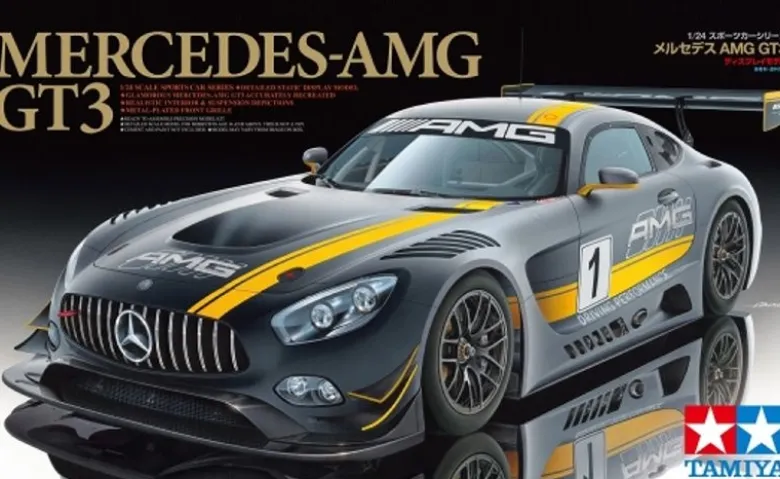 Tamiya 24345Mercedes AMG GT3 Plastikmodellbausatz 1:24