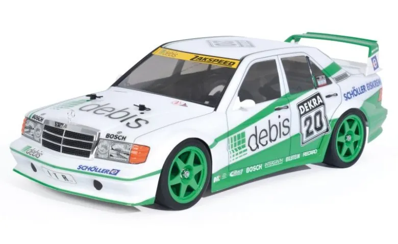 Tamiya 58656Mercedes Benz 190E debis Zakspeed 1/10 Bausatz TT-01E