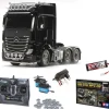 Tamiya 56348MFCMB Actros 3363 Giga Space 6x4 Komplettset inkl. MFC-03,Lager mit Carbon-Look Steuerung