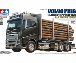 Tamiya 56360MFCVolvo FH16 Globetrotter 750 Timber Truck 1:14 Set mit MFC-03 mit Carbon-Look Steuerung