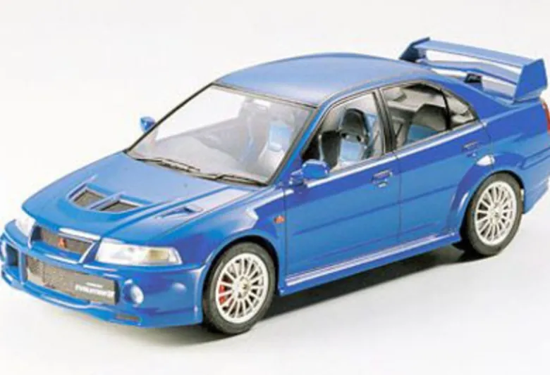 Tamiya 24213Mitsubishi Lancer Evolution VI, Plastikbausatz, 1:24