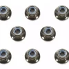 Tamiya 54642M4/4mm Stoppmutter (8) Schwarz Radmuttern 1:10