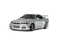 Tamiya 58605NISMO R34 GT-R Z-Tune TT-02D 1:10 Drift Kit mit Regler inklusive Lichtset TLU-01 im WErt von 47 Euro