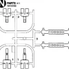 Tamiya 319115153N-Teile Antriebswellen mit Radachsen DT-03 TT-02B