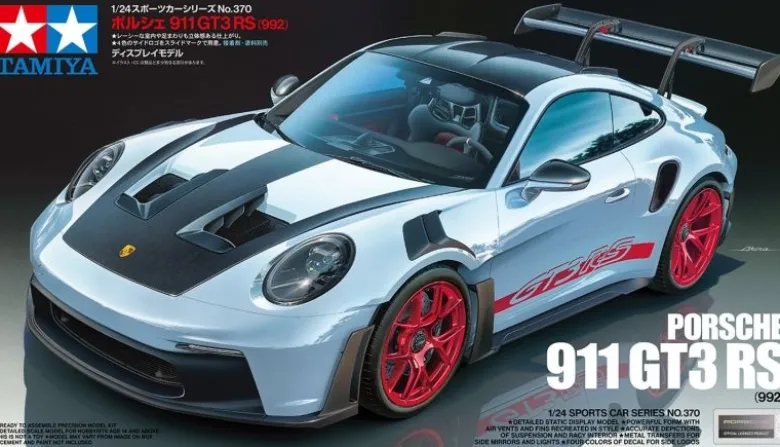 Tamiya 300024370Porsche 911 GT3 RS (992), Bausatz 1:24