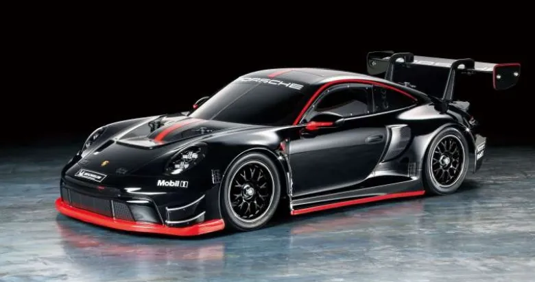 Tamiya 58745Porsche 911 GT3 R (992) TT-02 4WD Bausatz mit Regler, 1:10 Neuheit 2025
