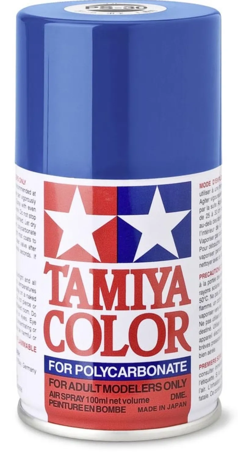 Tamiya 86030PS-30 Brillant Blau Polycarbonat 100ml
