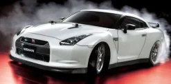 Tamiya 586231:10 RC TT-02D Nissan GT-R Drift mit Led Lichtset CVA Dämpfer, Kugellager, Sport Tuned Motor, LED