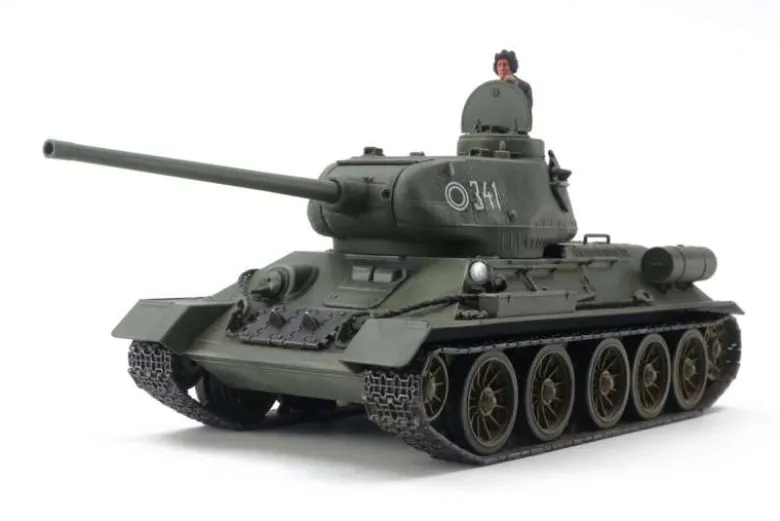 Tamiya 32599Russischer Mittlerer Panzer T-34/85, Plastikbausatz, 1:48
