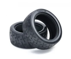 Tamiya 50810Semi Slick X-Pattern Reifen - TT-01 26mm (2)