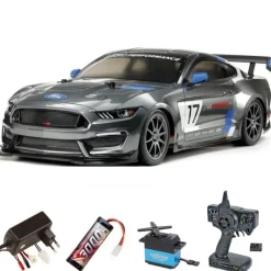 Tamiya 58664SETFord Mustang GT4 4WD Onroad Fahrzeug TT-02 1/10 Komplettset