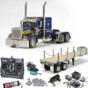 Tamiya 56344SET3Grand Hauler Customized komplett + MFC-01, Flachbett, Lager mit Carbon-Look Steuerung