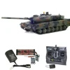 Tamiya 56020SETLEOPARD 2 A6 1/16 Panzer Full Option 2,4GHz Komplettset mit Carbon Look Steuerung