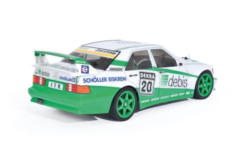 Tamiya 58656SETMercedes Benz 190E debis Zakspeed 1/10 TT-01E Komplettset