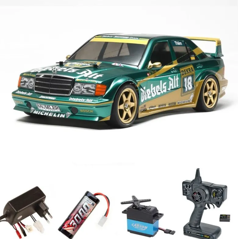 Tamiya 58638SETMercedes-Benz 190E Diebels Alt Zakspeed TT-01E Komplettset
