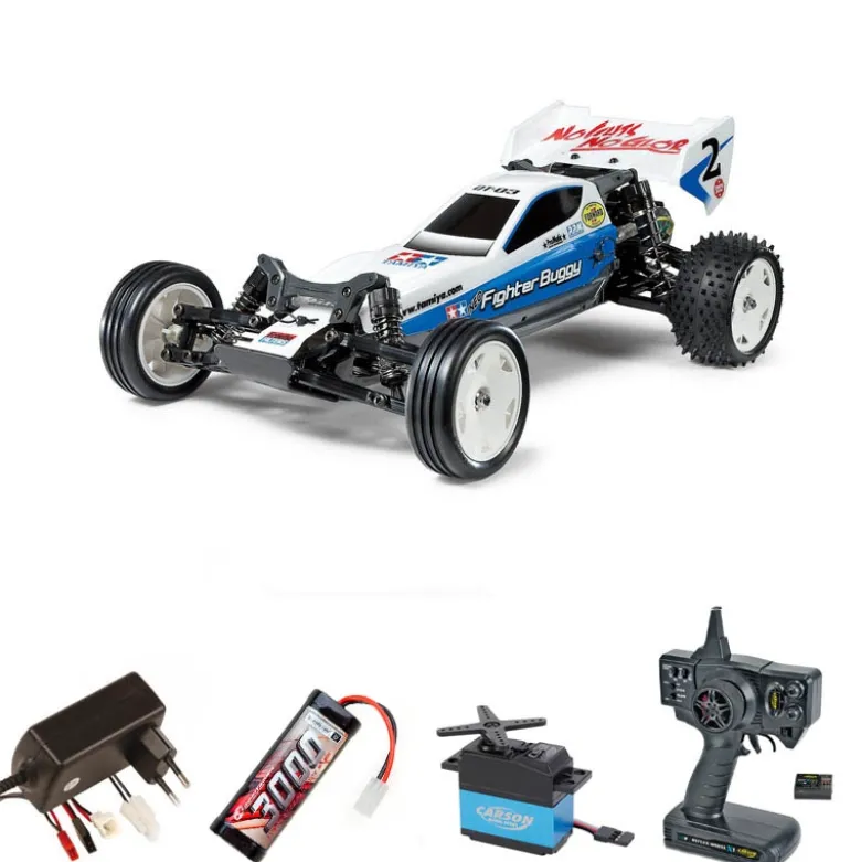 Tamiya 58587SETNeo Fighter DT-03 2WD Buggy Baukasten Komplettset