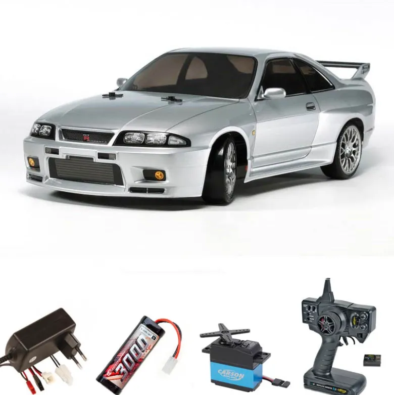 Tamiya 58604SETNissan Skyline GT-R R33 TT-02D 1:10 Drift Kit Komplettset
