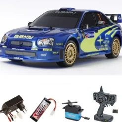 Tamiya 47372SETSubaru Impreza WRX 2004 1/10 4WD TT-01E 2,4GHz Komplettset