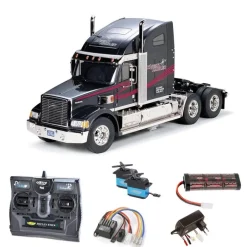Tamiya 56314SETTruck Knight Hauler Komplettset mit Carbondesign Steuerung