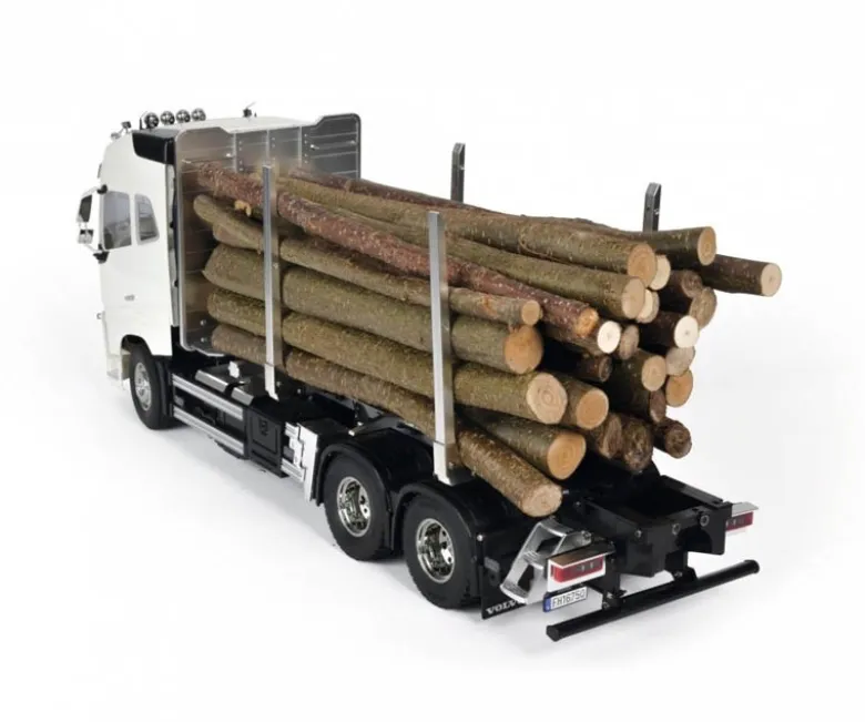 Tamiya 56360SETVolvo FH16 Globetrotter 750 6x4 Timber Truck Komplettset mit Carbon-Look Steuerung