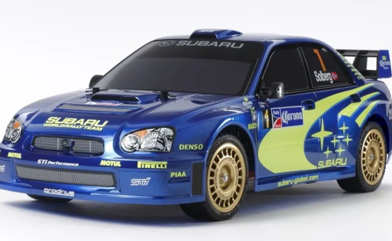 Tamiya 47372Subaru Impreza WRX 2004 1/10 4WD RC Rally-Fahrzeug TT-01E