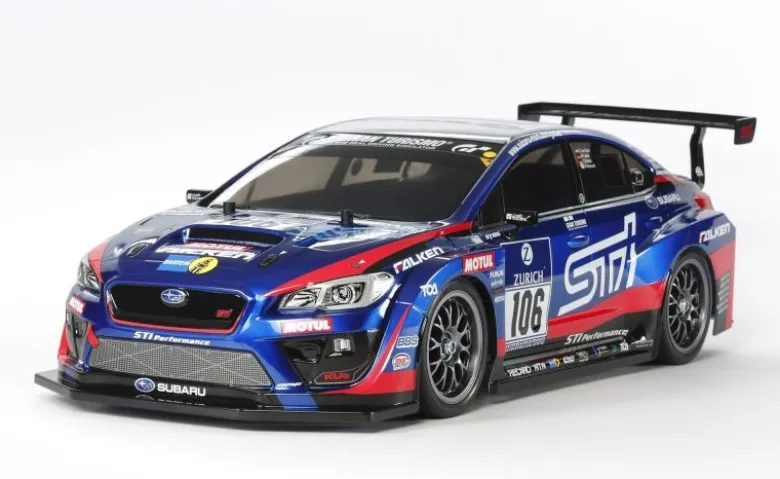 Tamiya 58645Subaru WRX STI 24h Nürburgring 1/10 4WD Bausatz TT-02