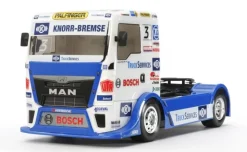 Tamiya 58632Team Hahn Racing MAN TGS TT-01E, Bausatz inkl. Regler, 1:14